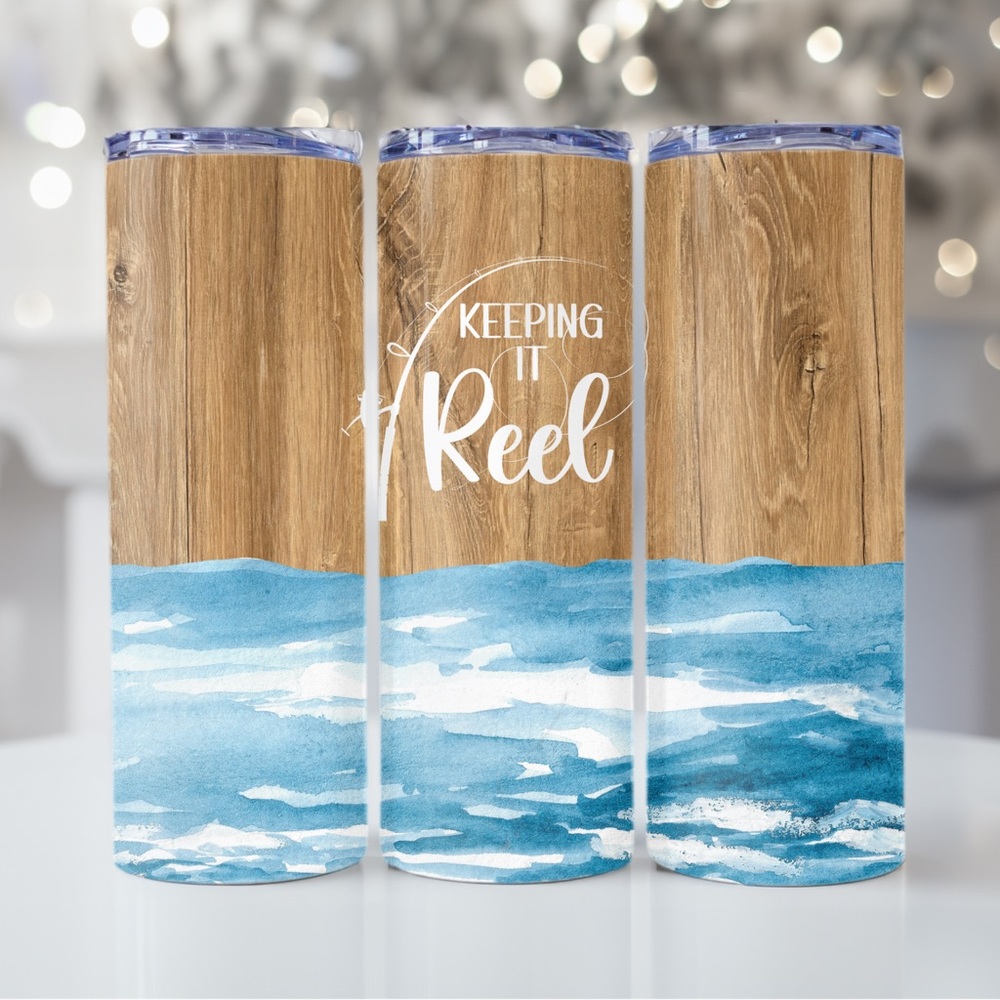 Keepin it reel tumbler